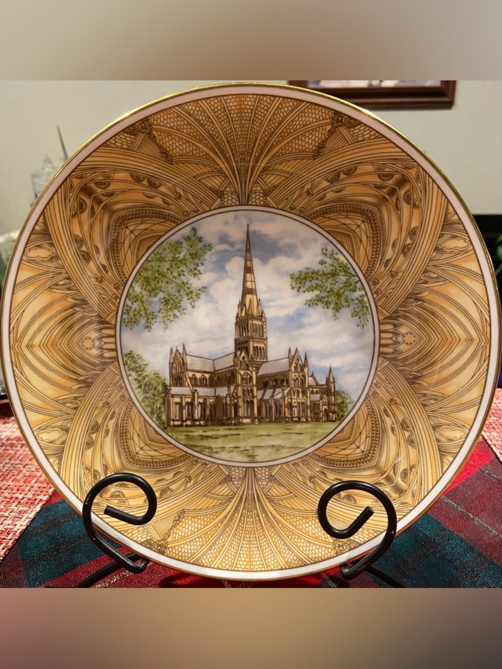 Coalport Salisbury Cathedral Collector Plate